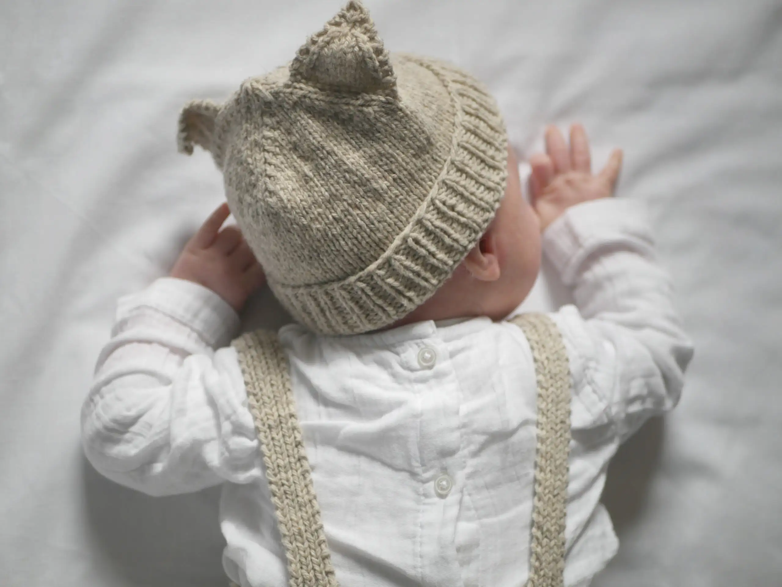 bonnet en laine bébé