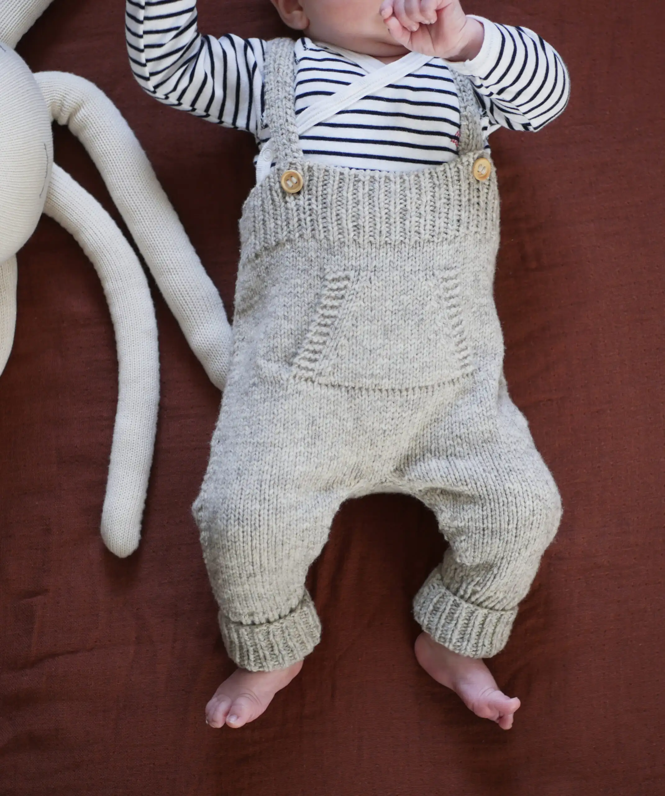 salopette en laine bébé