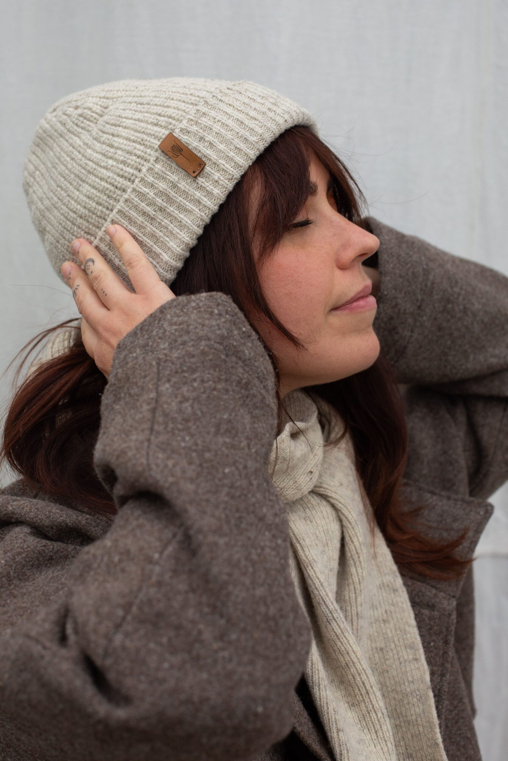 Bonnet en laine française mérinos