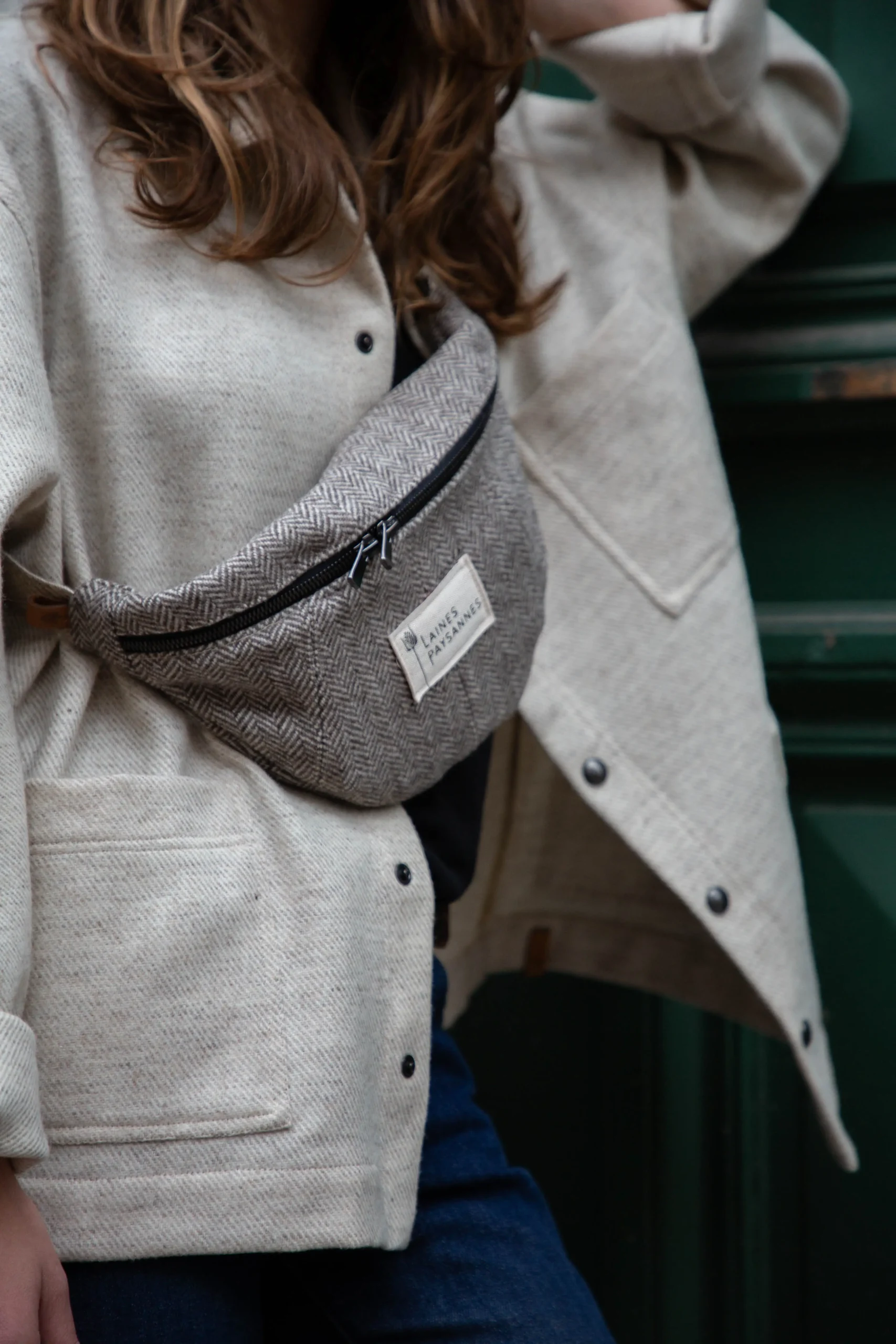 Sac banane en laine durable