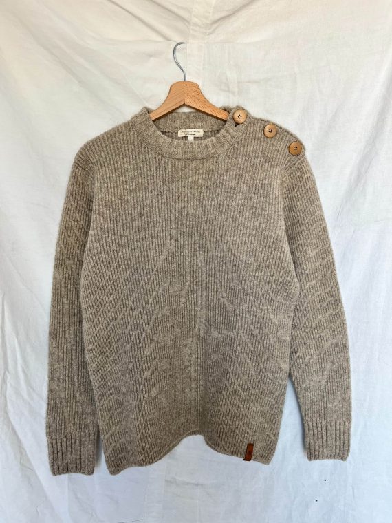 Pull Vostock Grège - Laines Paysannes
