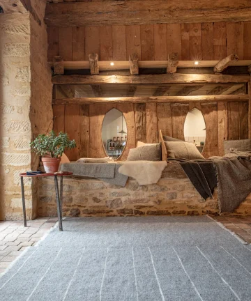 Tapis en laine Linéale