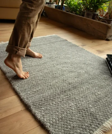 Tapis en laine Rizière