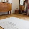 Tapis en laine blé germé
