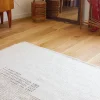 Tapis en laine blé germé