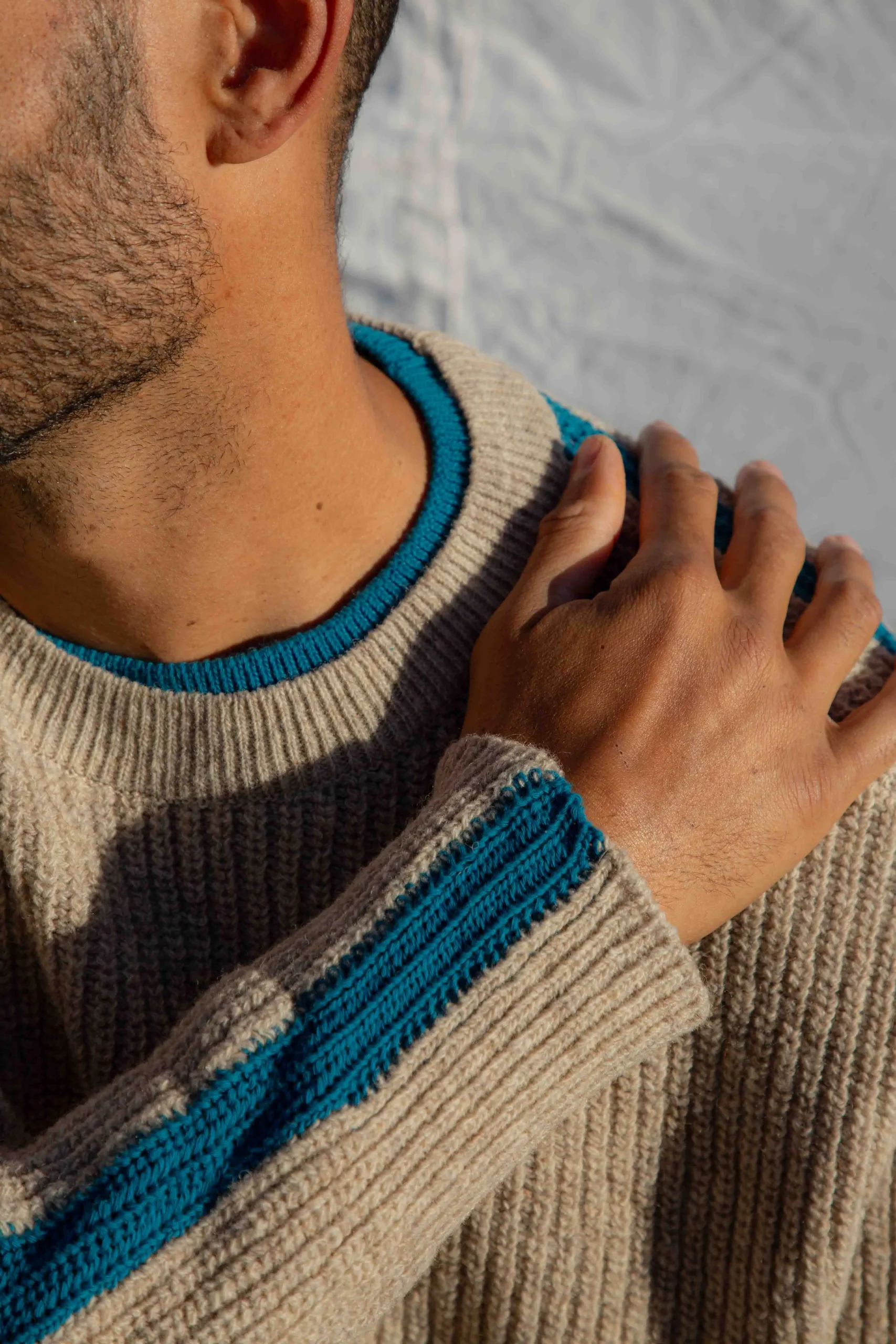 Pull en laine couleur Cosmos