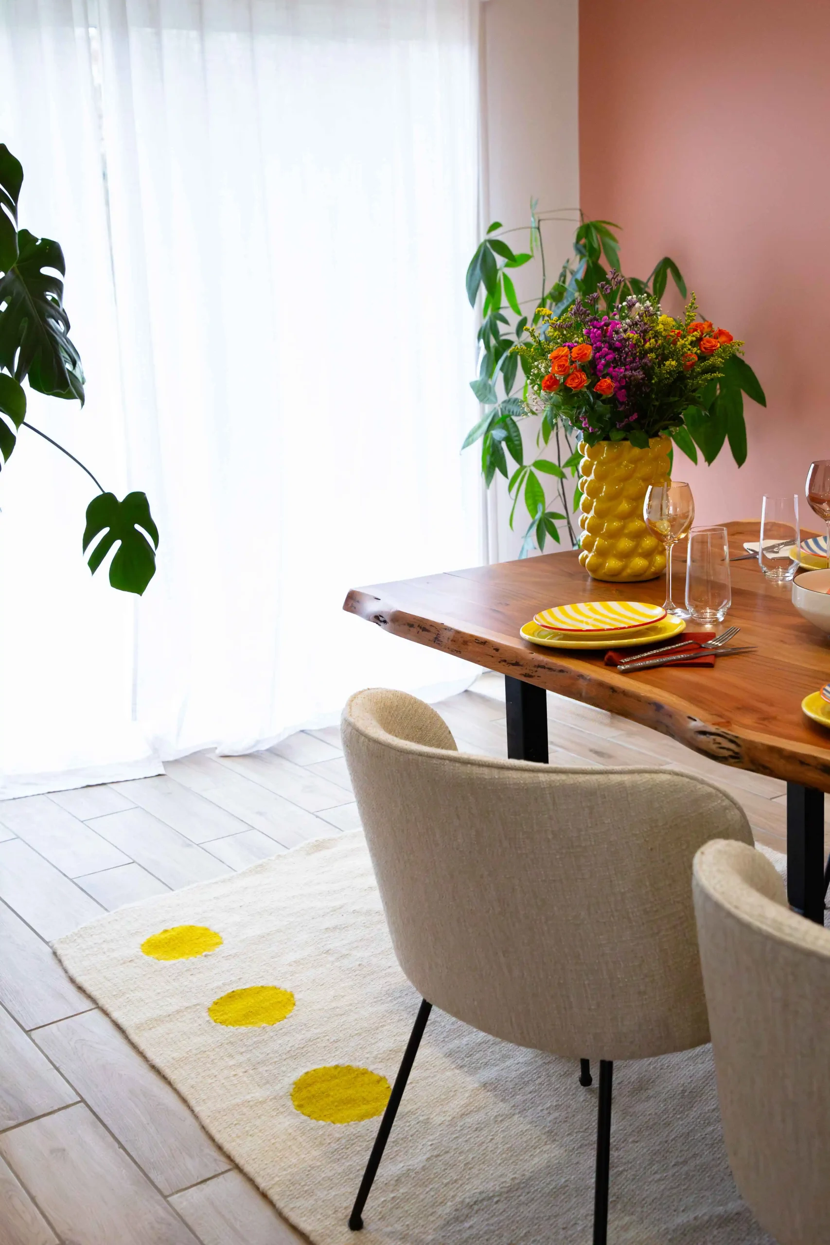 Tapis trois soleil
