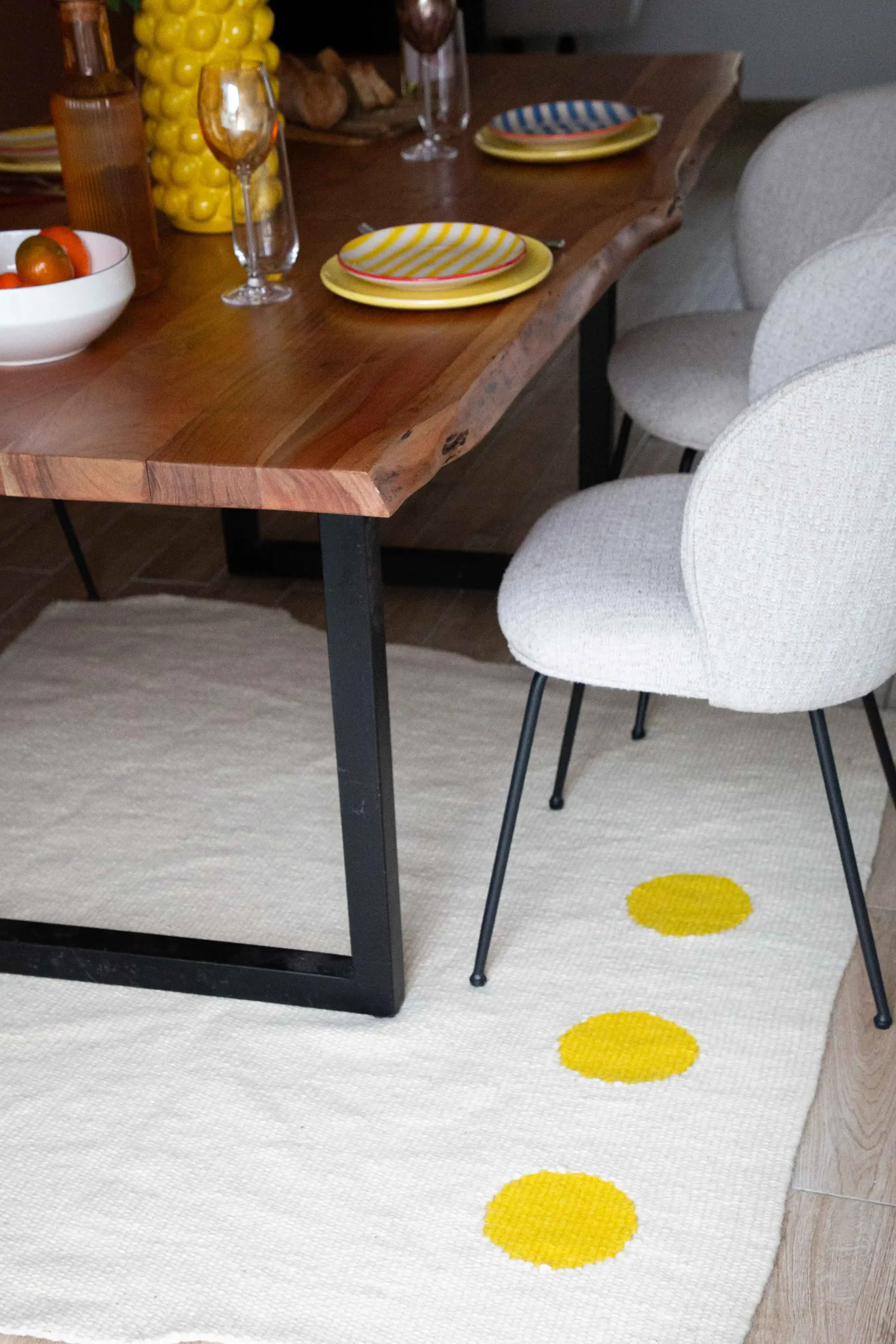 Tapis trois soleil
