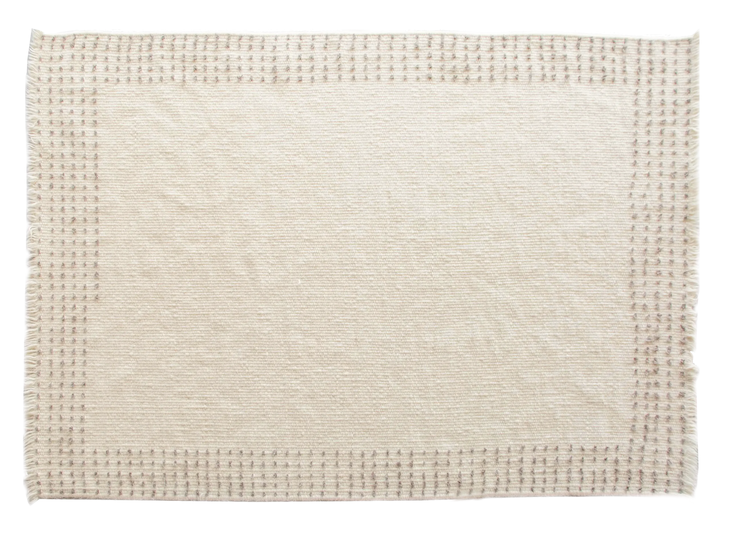 Tapis en laine sésame
