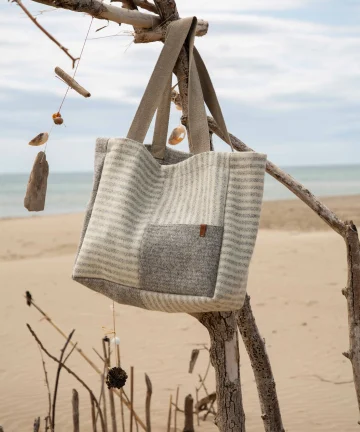 Sac en laine cabas