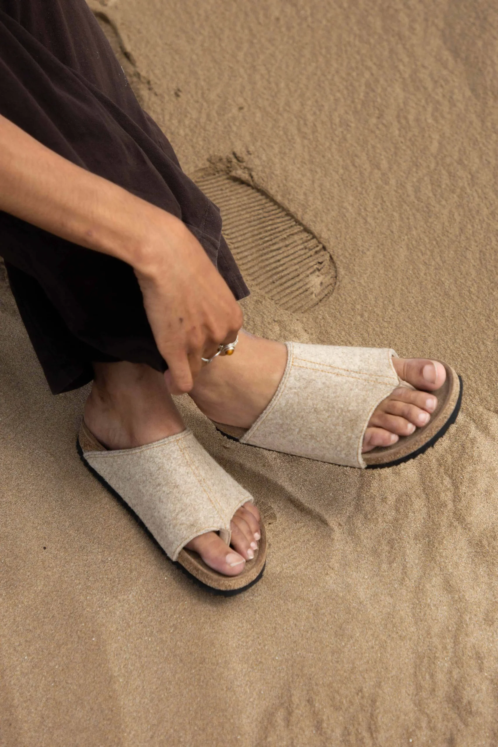 Sandales en laine Biques