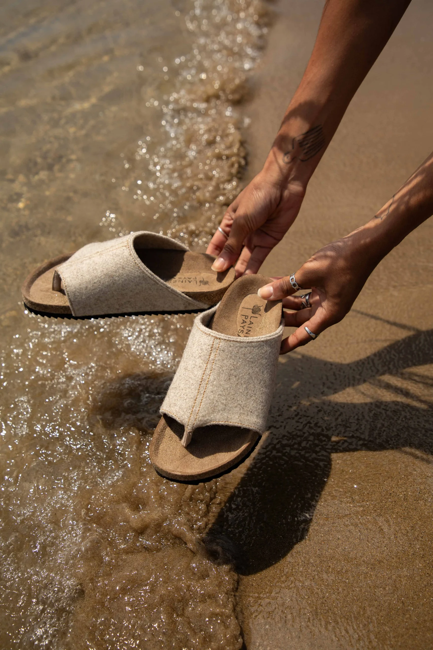Sandales en laine Biques