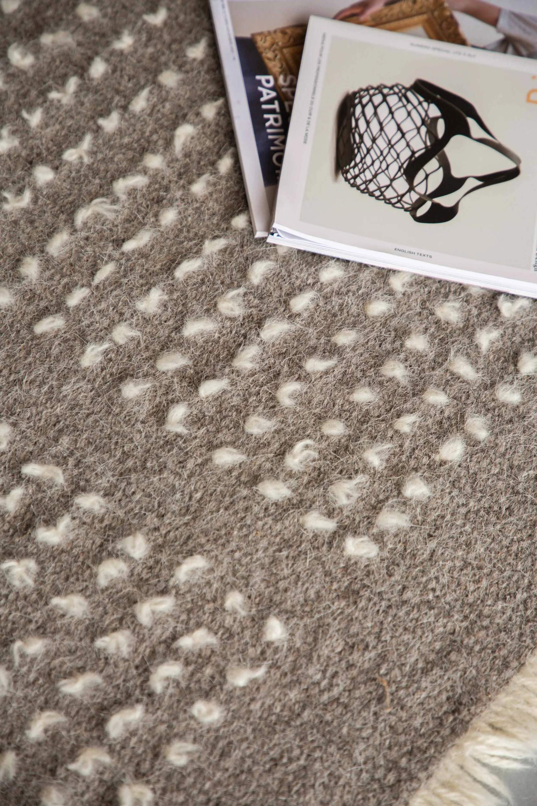 Tapis en laine orge