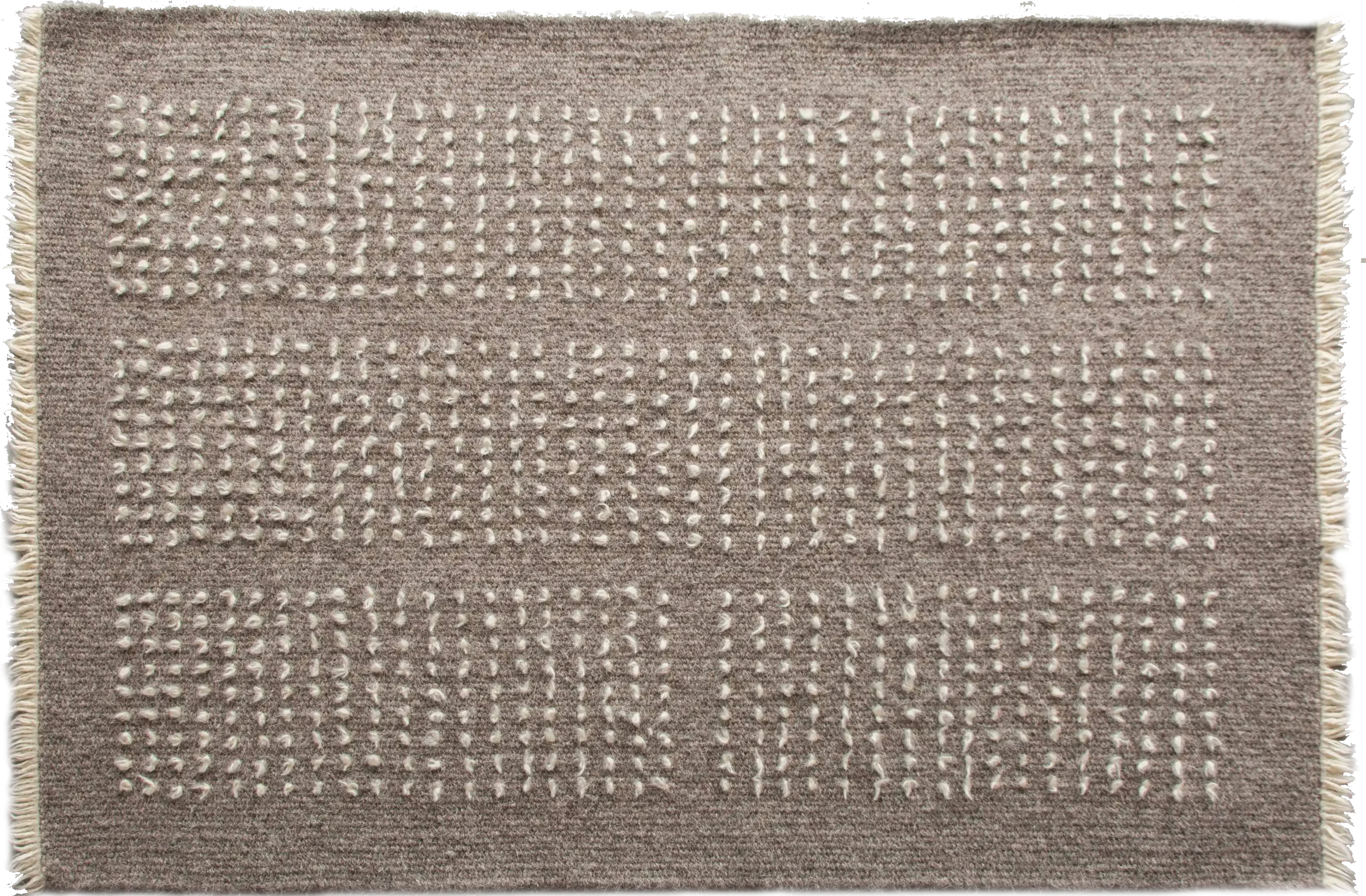 Tapis en laine orge